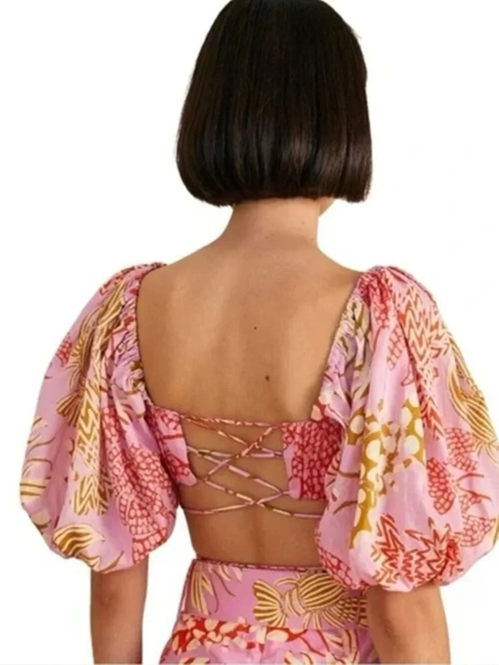FARM Rio Set - Floral Mixed Lobsters Pink XS - Picture 7 of 15